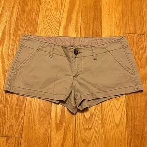 Khaki Hollister Shorts